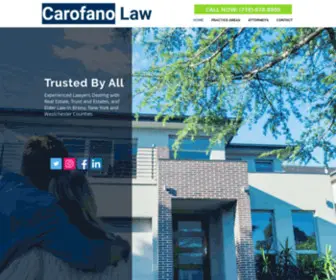 Carofanolaw.com(Carofano Law) Screenshot