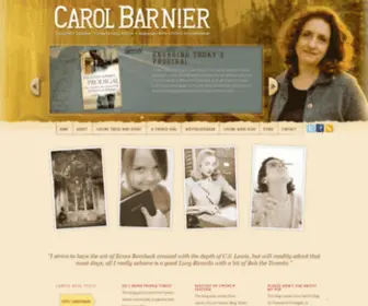 Carolbarnier.com(Carol Barnier) Screenshot