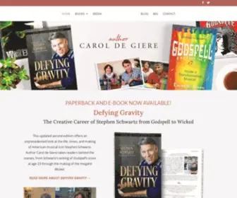 Caroldegiere.com(Author Carol de Giere) Screenshot