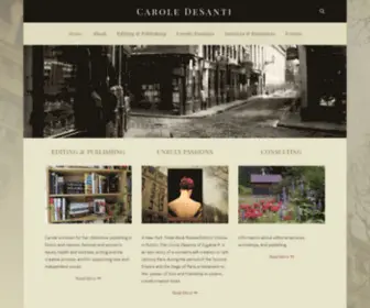 Caroledesanti.net(Carole DeSanti) Screenshot