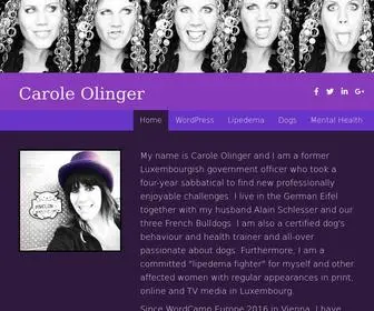 Caroleolinger.com(Carole Olinger) Screenshot
