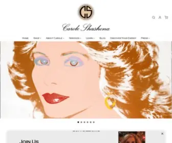 Caroleshashona.com(Carole Shashona) Screenshot