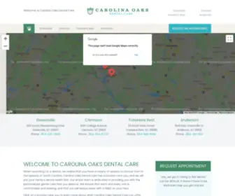 Carolina-Oaks.com(Carolina Oaks Dental Care) Screenshot