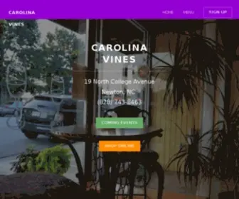 Carolina-Vines.com(Carolina Vines) Screenshot