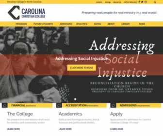 Carolina.edu(Carolina Christian College) Screenshot