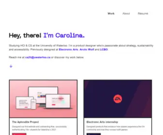 Carolinaaokeli.com(Carolina Li) Screenshot