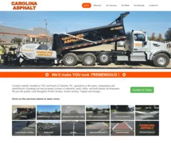 Carolinaasphalt.com(Carolina Asphalt Home) Screenshot