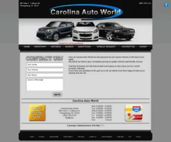 CarolinaautoWorld.com(Used Cars Orangeburg) Screenshot