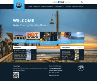 Carolinabeach.org(Carolina Beach) Screenshot