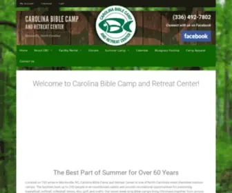 Carolinabiblecamp.com(Mocksville, NC) Screenshot