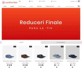 Carolinaboix.com.ro(Pantofi și încălțăminte de damă calitate Spania) Screenshot