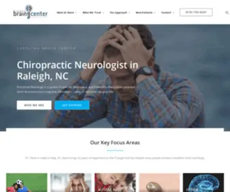 Carolinabraincenter.com(Chiropractic Neurologist in Raleigh) Screenshot