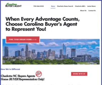 Carolinabuyersagent.com(Charlotte NC Real Estate Buyers Agents) Screenshot