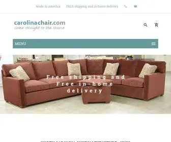 Carolinachair.com(Carolina Chair Custom Sectional Sofa Loveseat north carolina furniture American made free shipping) Screenshot