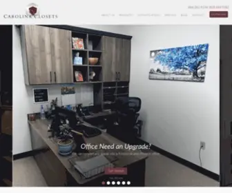Carolinacloset.com(Custom Closets and Whole Home Organization) Screenshot