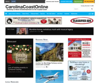 Carolinacoastonline.com(Carolina coast online) Screenshot