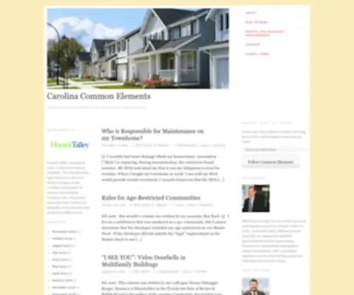 Carolinacommonelements.com(Carolina Common Elements) Screenshot