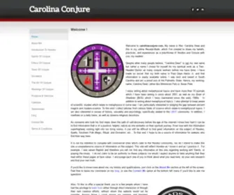Carolinaconjure.com(Carolina Conjure) Screenshot