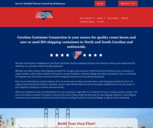 Carolinacontainerconnection.com(Carolina Container Connection) Screenshot