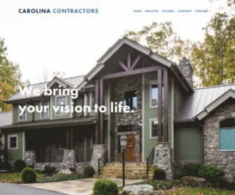 Carolinacontractorsinc.com(Carolina Contractors) Screenshot