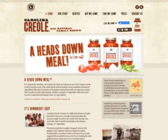 Carolinacreole.com(Carolina Creole) Screenshot