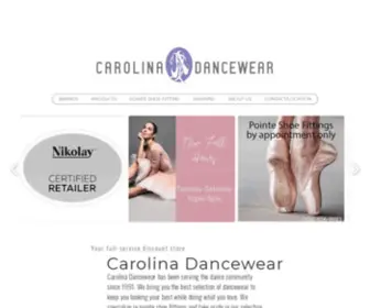 Carolinadancewear.com(The Dance Wear Boutique) Screenshot