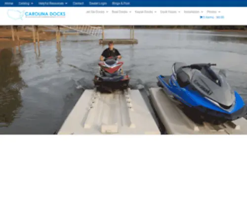 Carolinafloats.com($1399 Jet Ski Docks) Screenshot