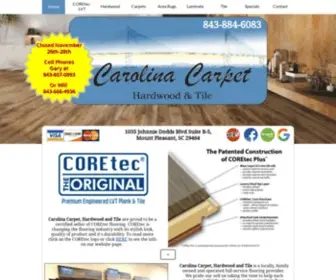 Carolinafloorings.com(Carolina Carpet) Screenshot