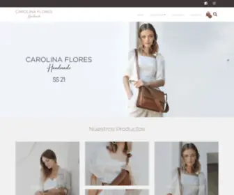 Carolinafloreshandmade.cl(Carolina Flores Handmade) Screenshot