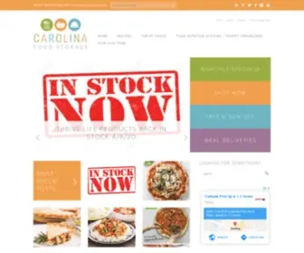 Carolinafoodstorage.com(Recipes and Tips Using Freeze Dried Food) Screenshot