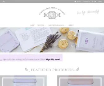 Carolinagirlcooks.com(Specialty Tea Tea Cookies Online Boutique) Screenshot