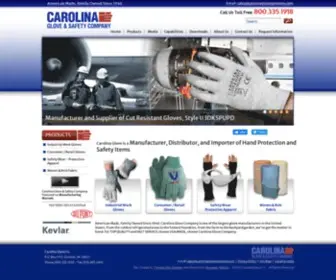 Carolinaglove.com(Carolina Glove & Safety Company) Screenshot