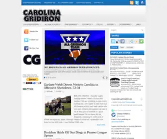 Carolinagridiron.com(Carolina Gridiron) Screenshot