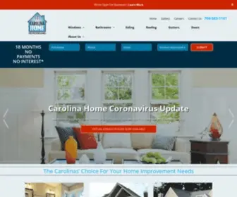 Carolinahomeremodeling.com(Carolina Home Remodeling) Screenshot