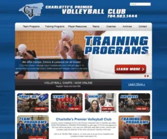 Carolinajuniors.com(Carolina Juniors Volleyball) Screenshot