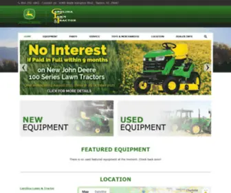 Carolinalawnandtractor.com(Carolina Lawn and Tractor) Screenshot