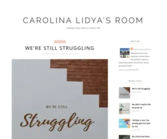 Carolinalidya.com(Carolina Lidya's Room) Screenshot