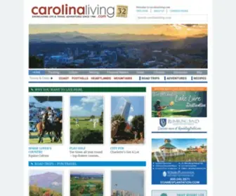 Carolinaliving.com(Relocation & Retirement Guide to North Carolina & South Carolina) Screenshot