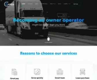 Carolinalogistic.com(North Carolina Trucking Company USDOT#) Screenshot