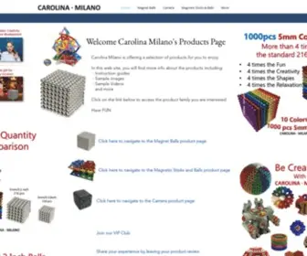 Carolinamilano.com(Magnetic Balls Free Shipping) Screenshot