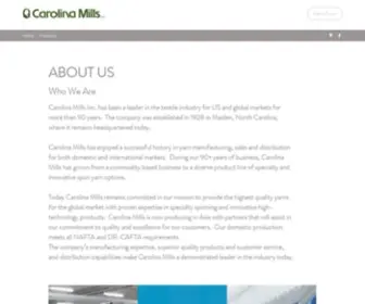 Carolinamills.com(Carolina Mills Inc) Screenshot