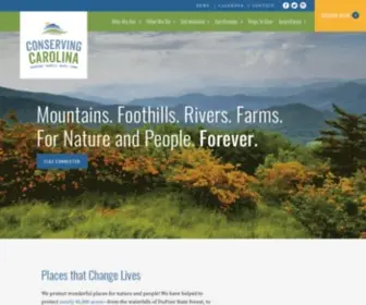 Carolinamountain.org(Conserving Carolina) Screenshot