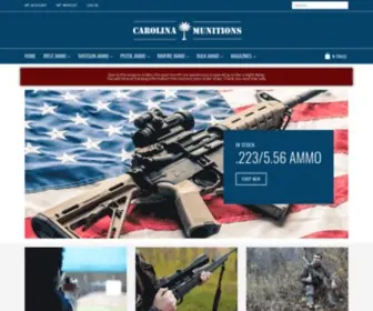 Carolinamunitions.com(Carolina Munitions) Screenshot