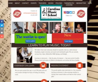 Carolinamusicschool.net(Carolinamusicschool) Screenshot