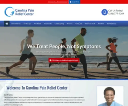 Carolinapainreliefcenter.com(Pain Relief) Screenshot
