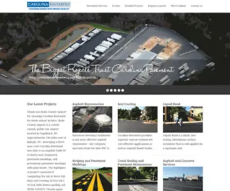 Carolinapavement.com(Carolina Pavement) Screenshot