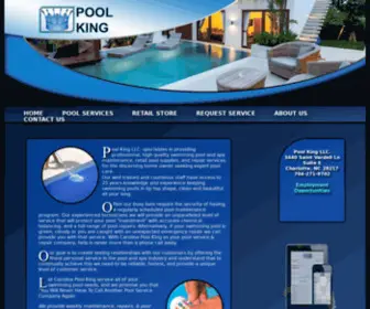 Carolinapoolking.com(Charlotte, NC Swimming Pool Service) Screenshot