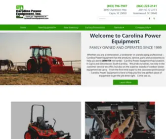 Carolinapowerequ.com(Carolina Power Equipment) Screenshot