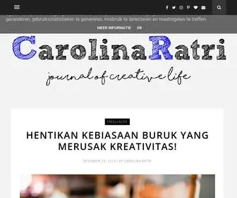 Carolinaratri.com(Carolina Ratri) Screenshot