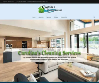 Carolinascleaningservices.com(Carolina's Cleaning Services) Screenshot